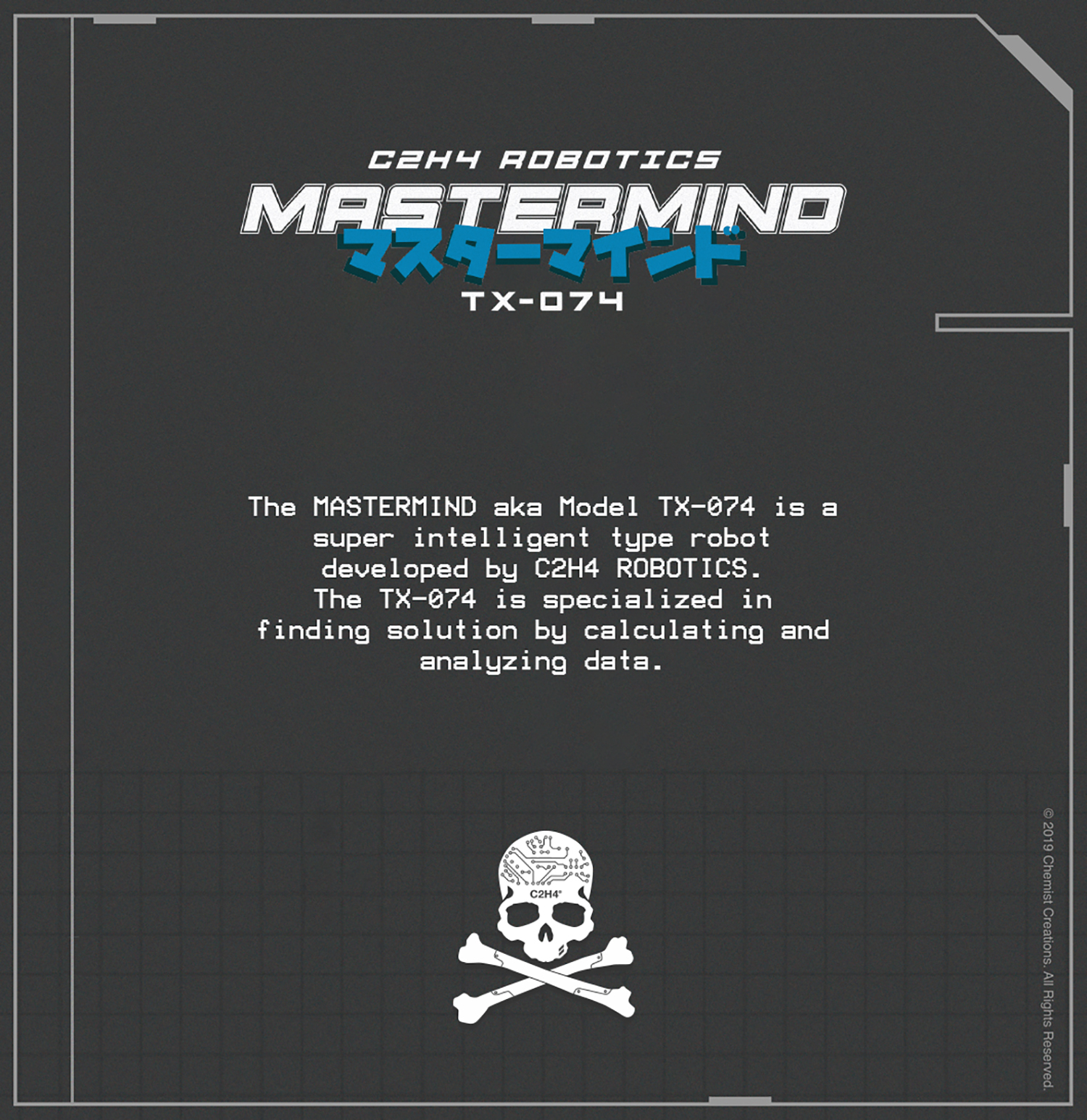 C2H4® X MASTERMIND JAPAN "TX-074" CAMPAIGN