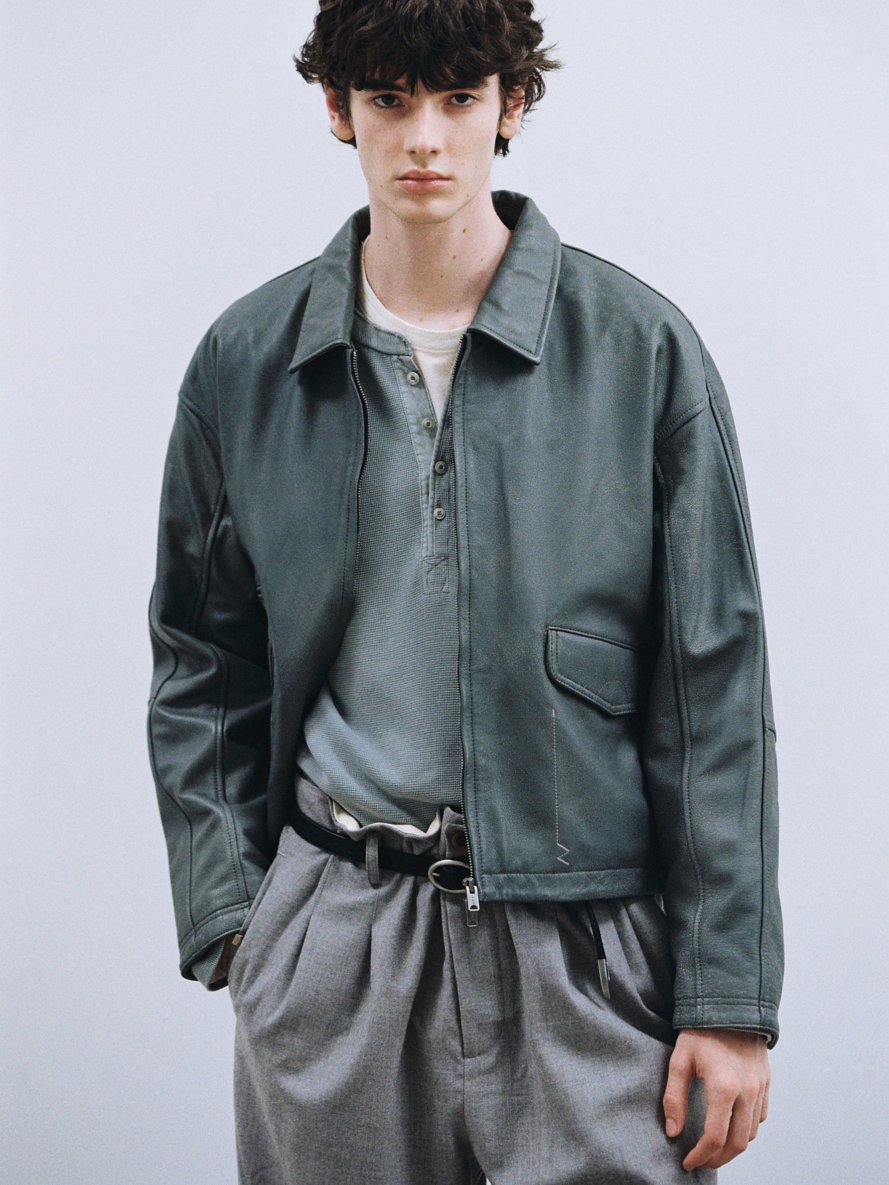 011 - Berghain Profile Leather Jacket
