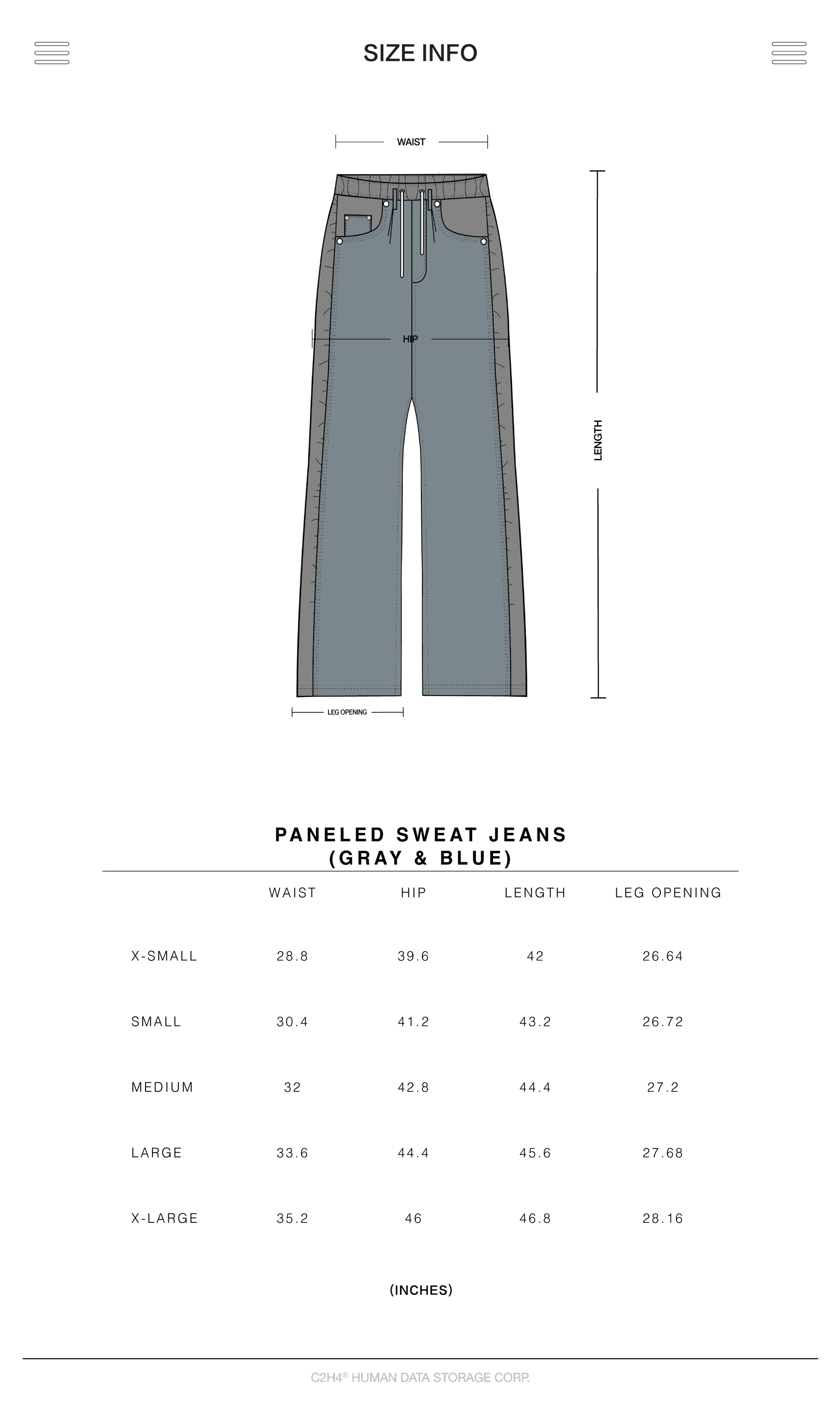 010 - Paneled Sweat Jeans