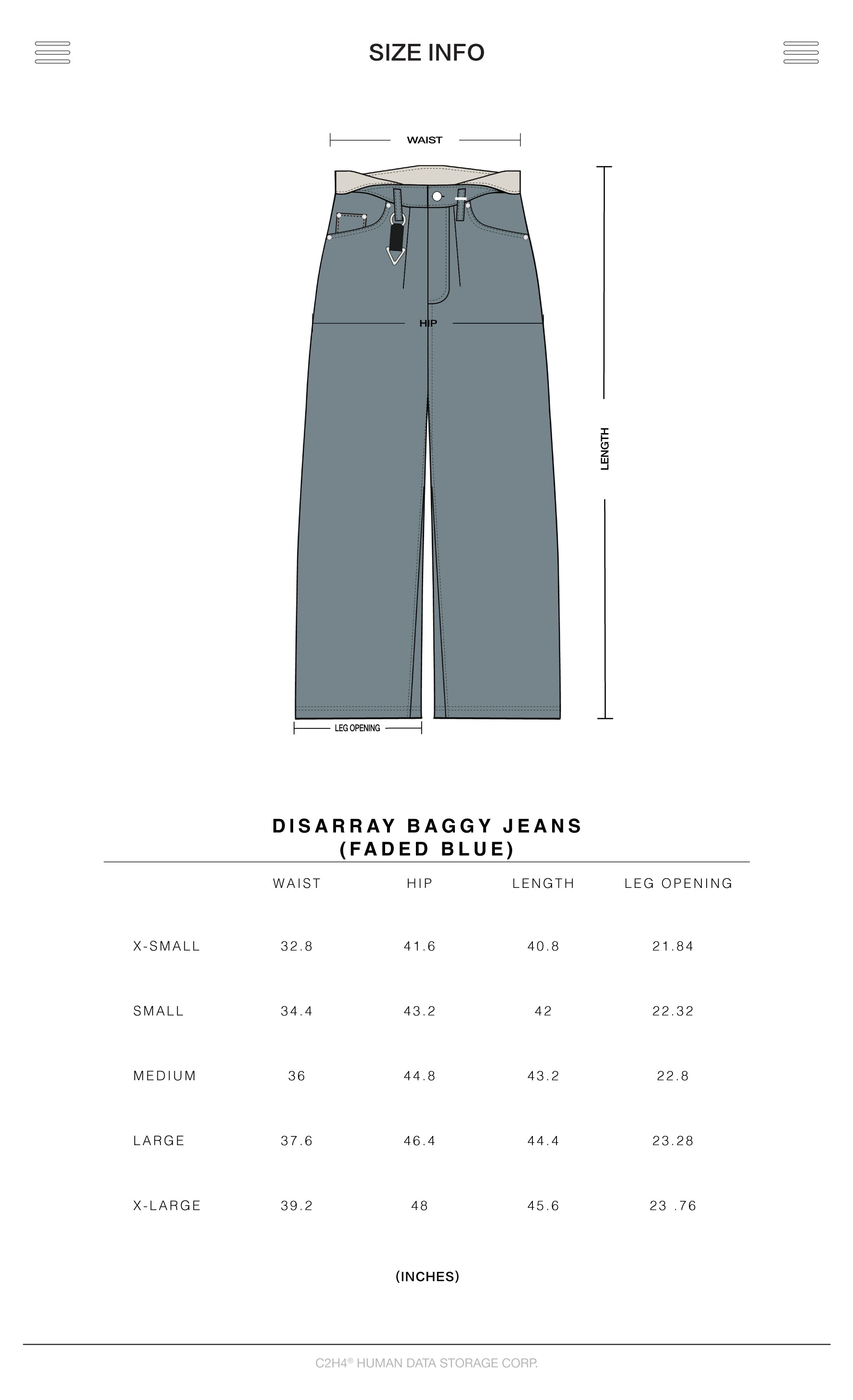 010 - Disarray Baggy Jeans