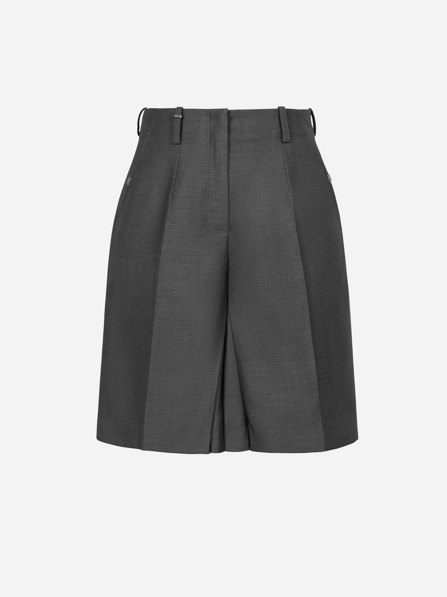 007 - C. Perriand Pleated Waistless Shorts