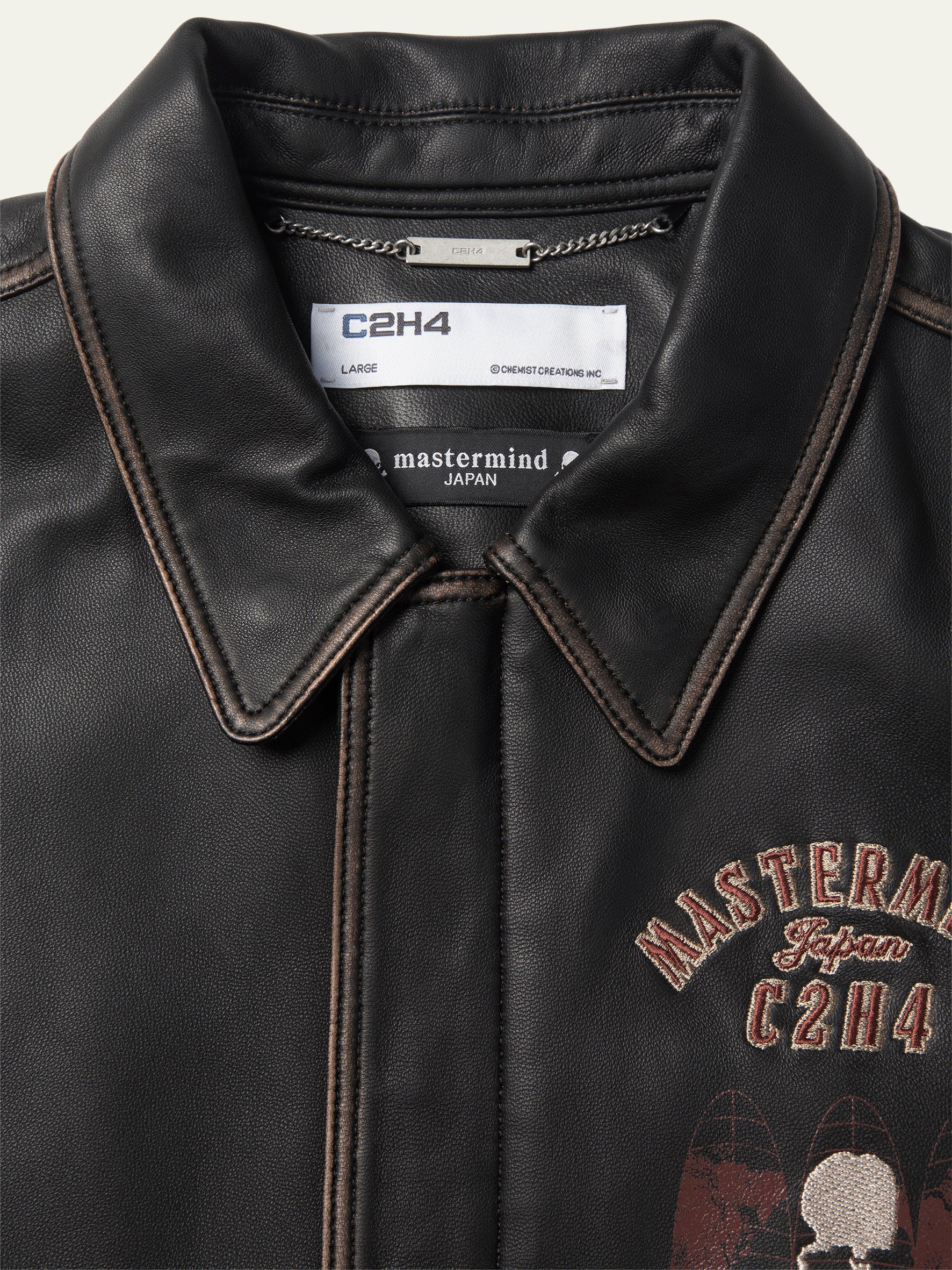 C2H4 x Mastermind JAPAN Vol.3 Lambskin Leather Jacket