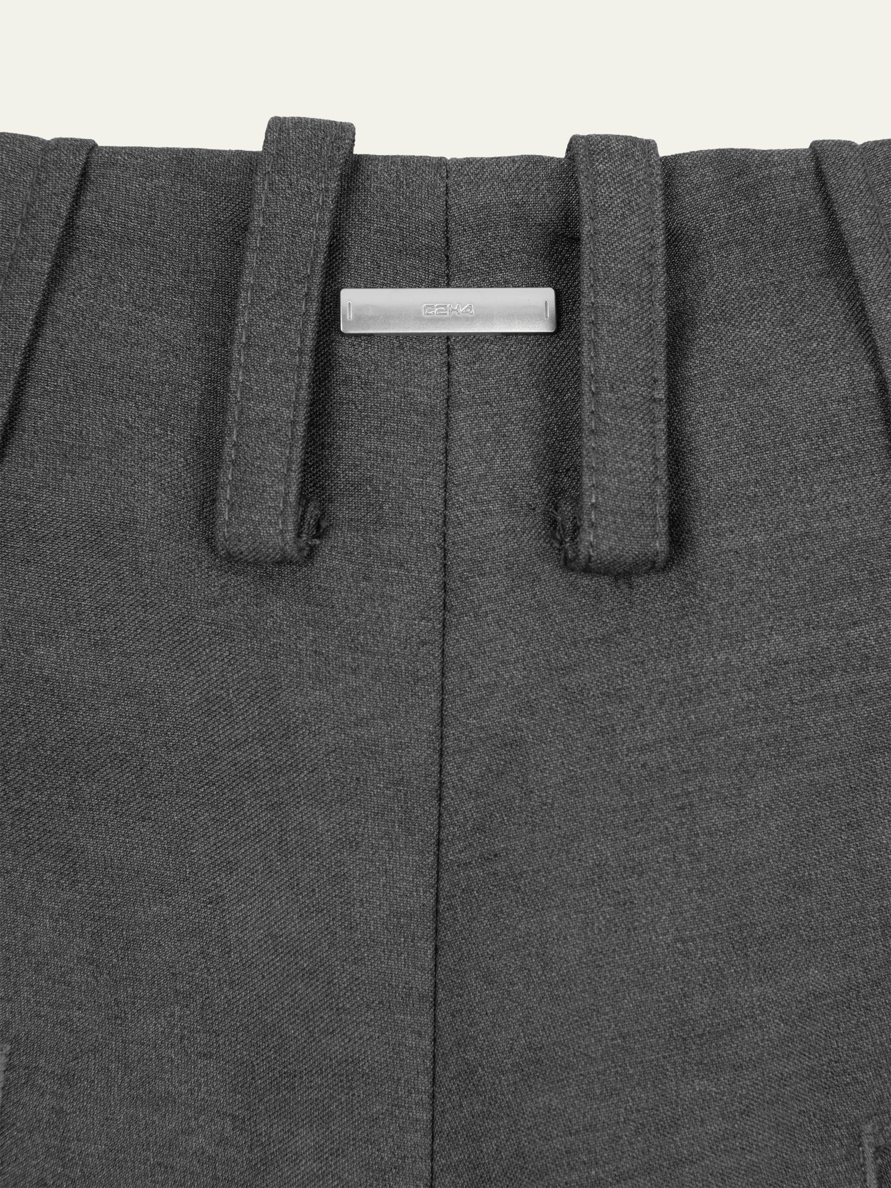 007 - C. Perriand Pleated Waistless Shorts