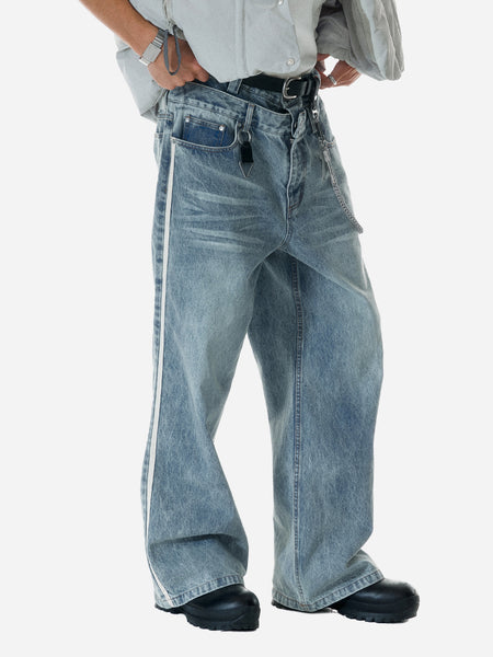 008 - “Profile” Volume Double Waist Jeans
