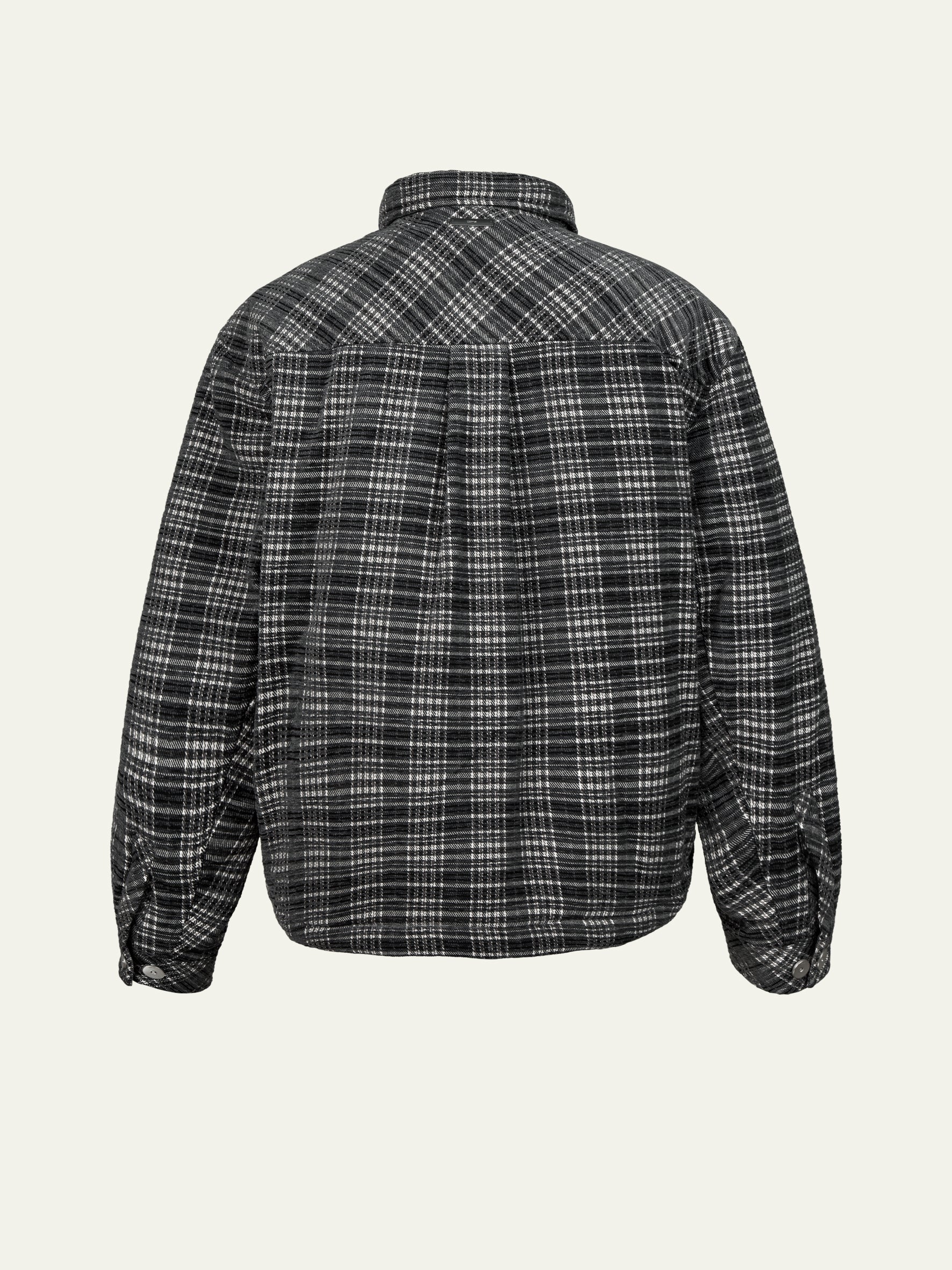 010 - Gridlines Puffer Shirt