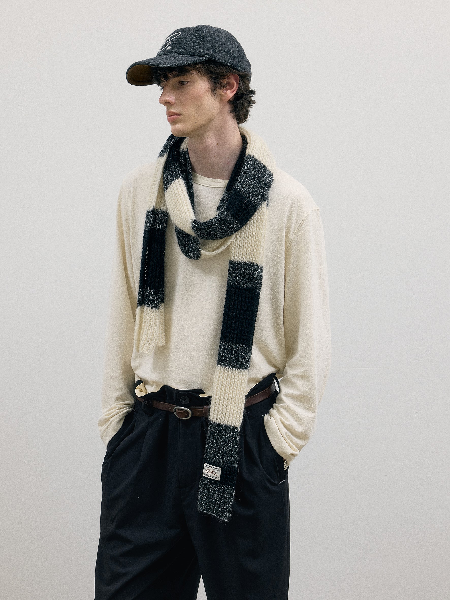 011 - Mohair Stereo Scarf