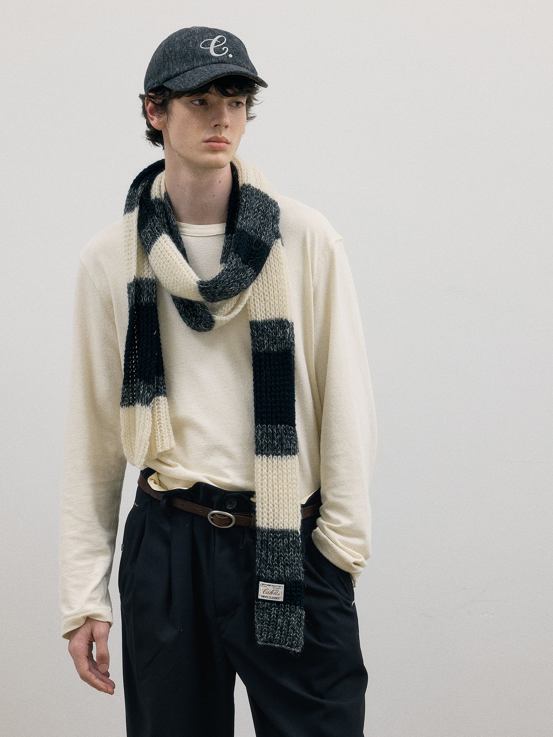 011 - Mohair Stereo Scarf