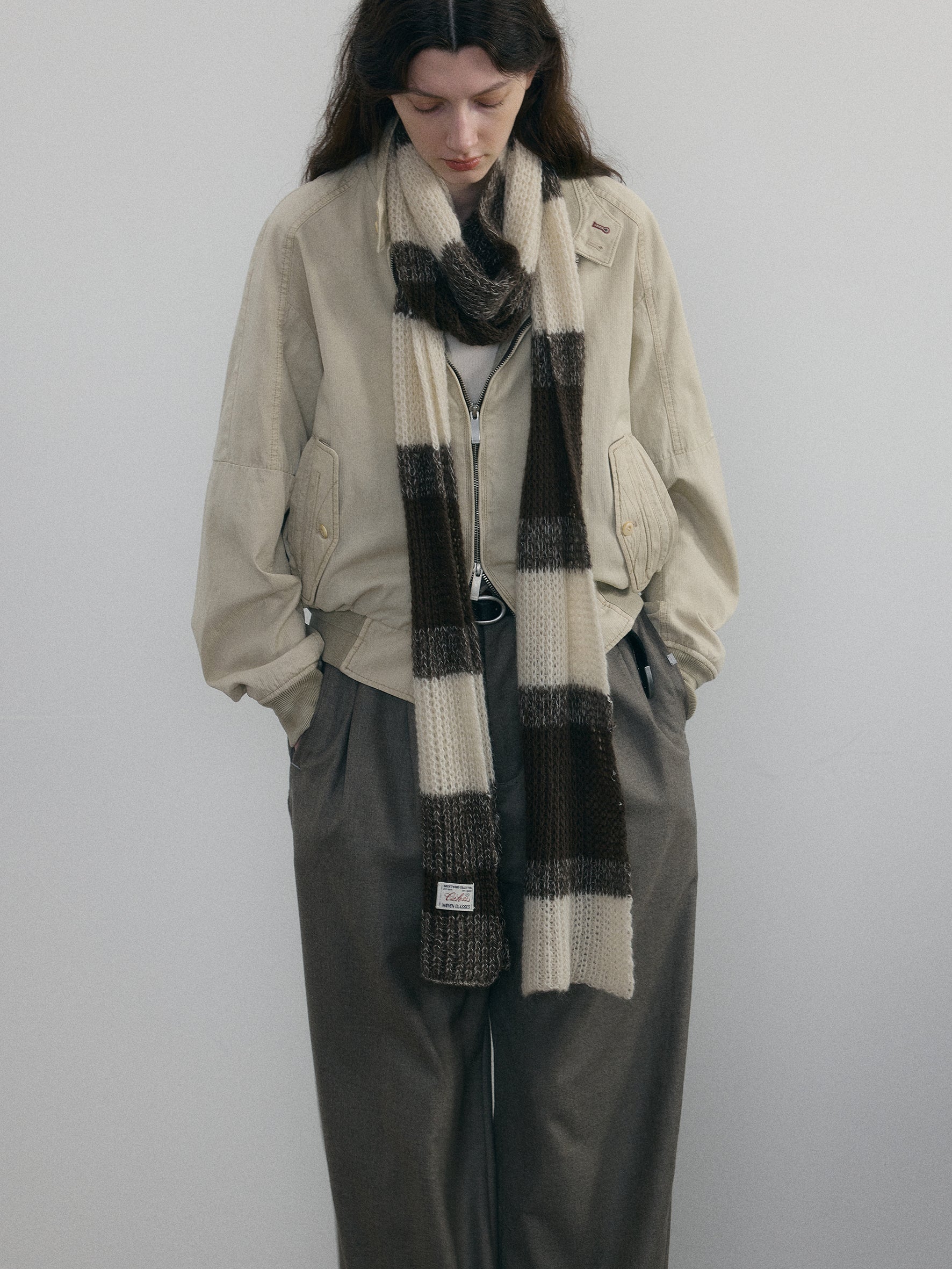 011 - Mohair Stereo Scarf