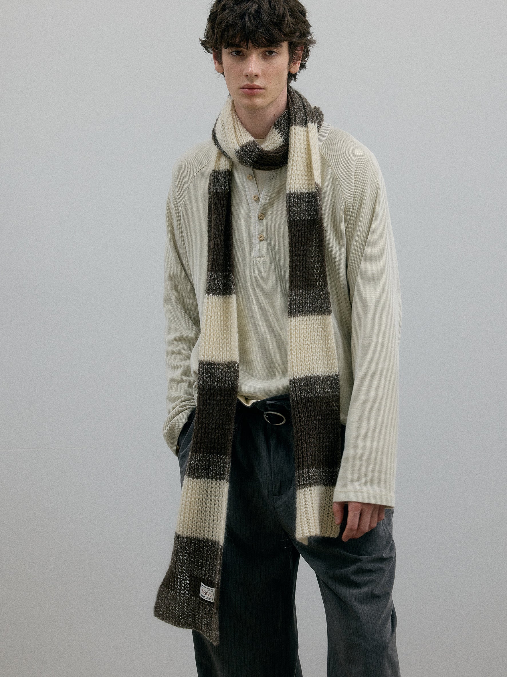 011 - Mohair Stereo Scarf