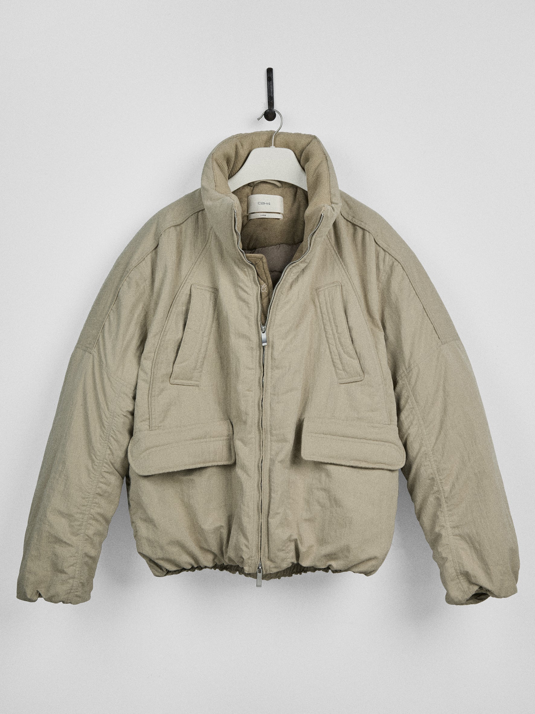 011 - Wrinkled Oversize Puffer Jacket