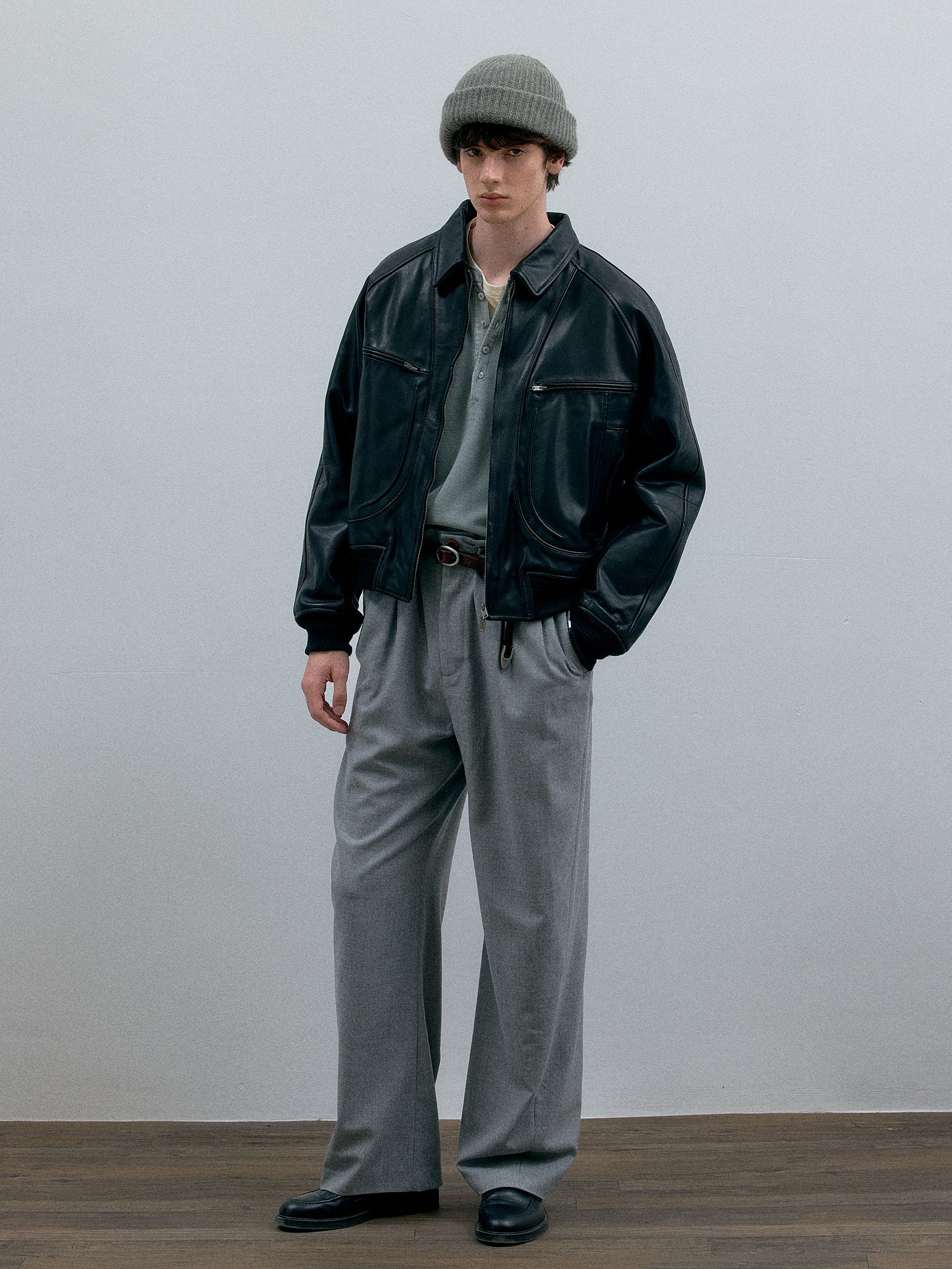 011 - Moccasin Memory Faded A-2 Leather Jacket