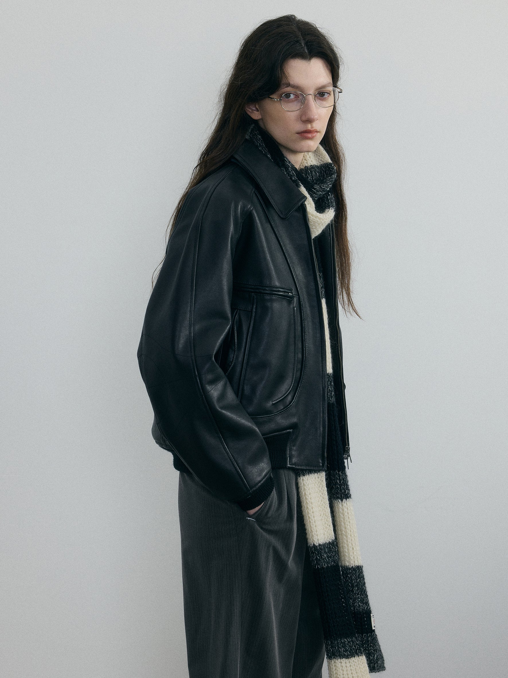 011 - Moccasin Memory Faded A-2 Leather Jacket