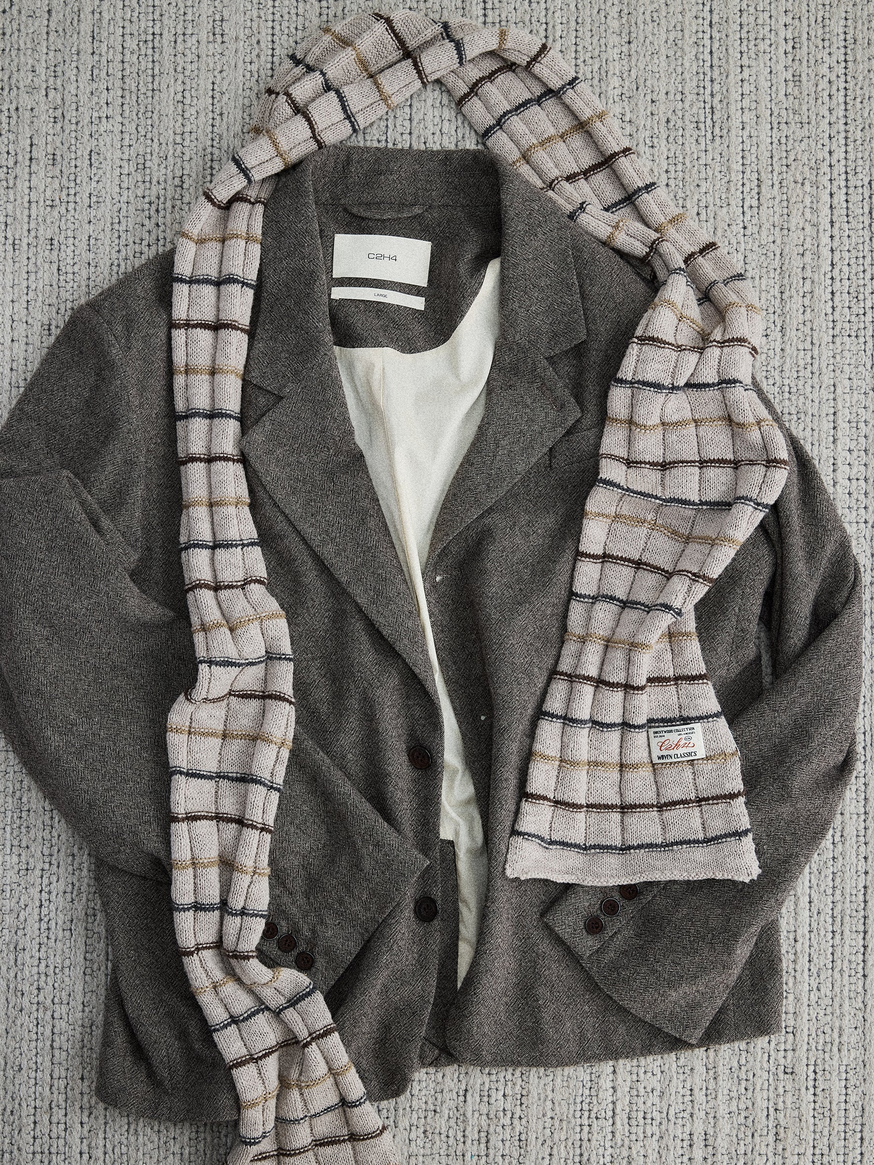 012 - Wesley Heritage Jacquard Scarf