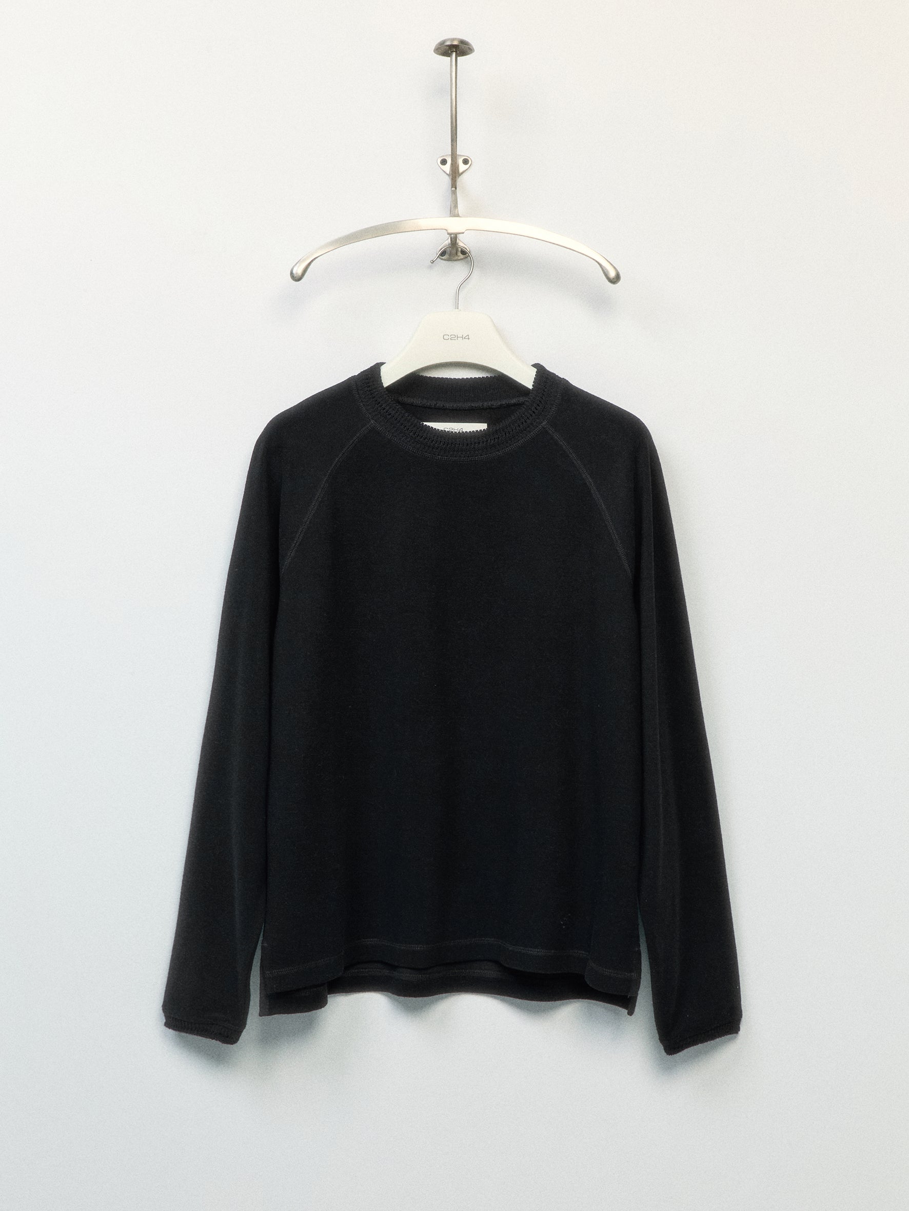 012 - Quiet Wardrobe Soft Knit-Collar Sweatshirt