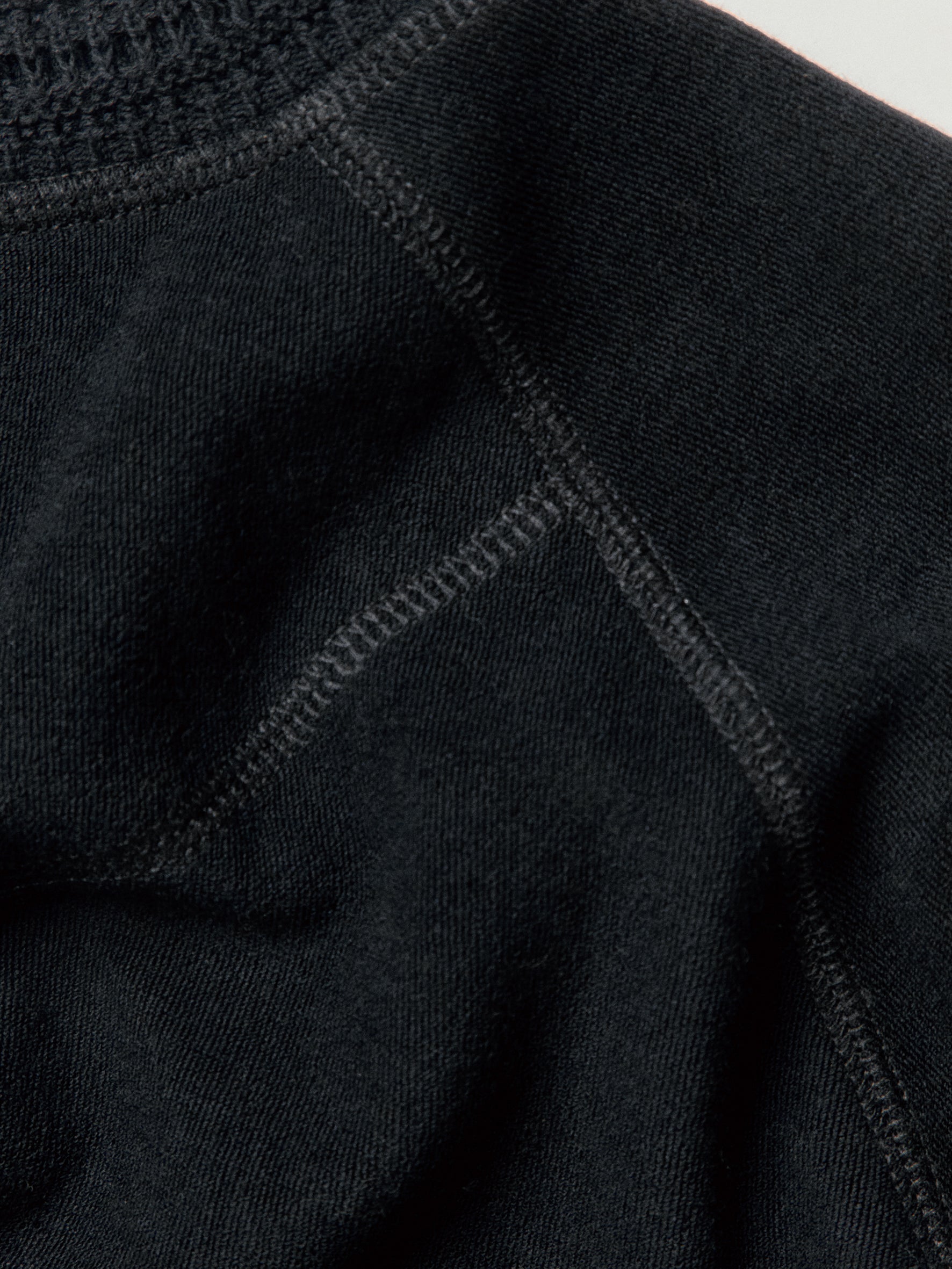 012 - Quiet Wardrobe Soft Knit-Collar Sweatshirt