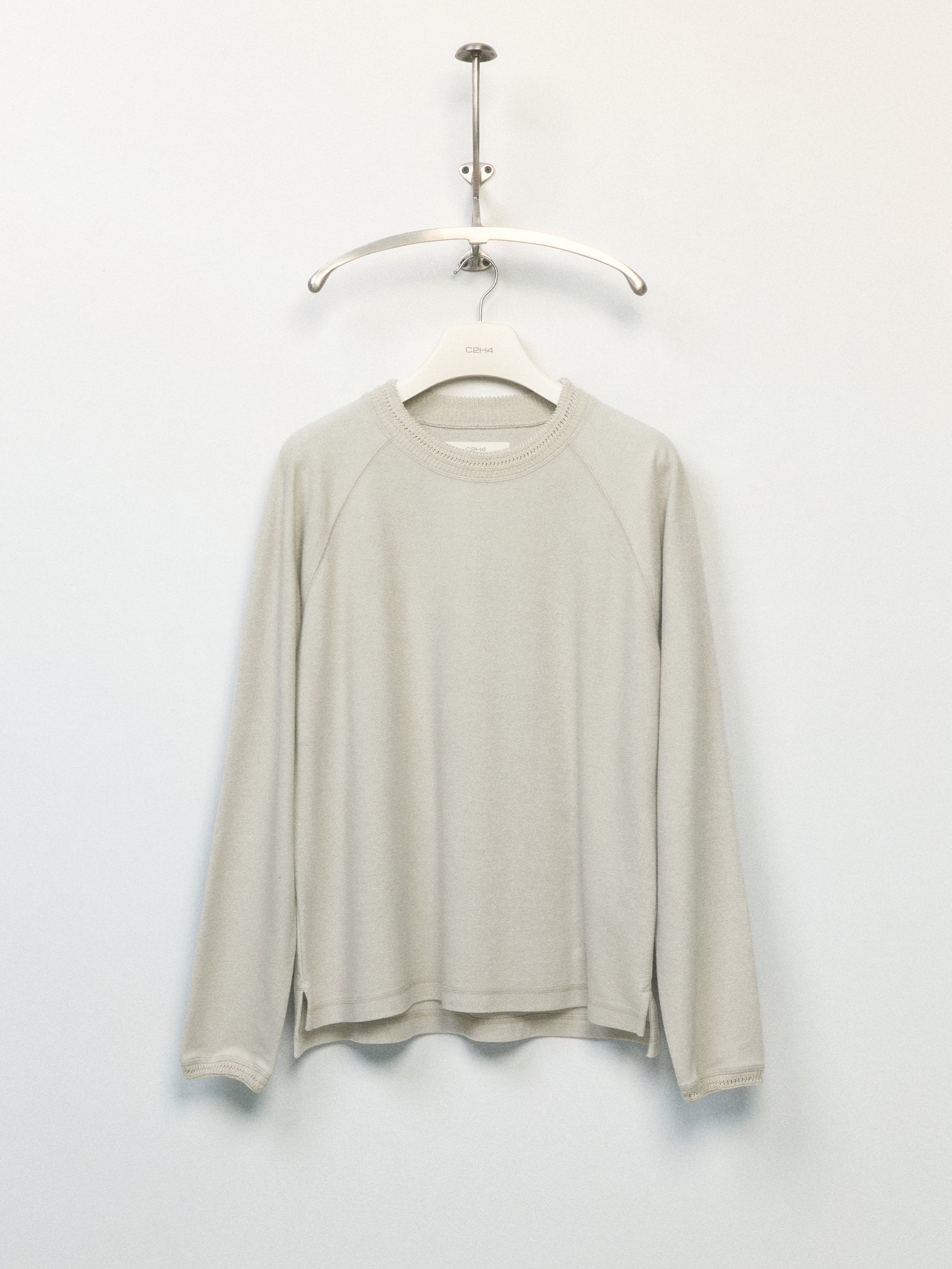 012 - Quiet Wardrobe Soft Knit-Collar Sweatshirt