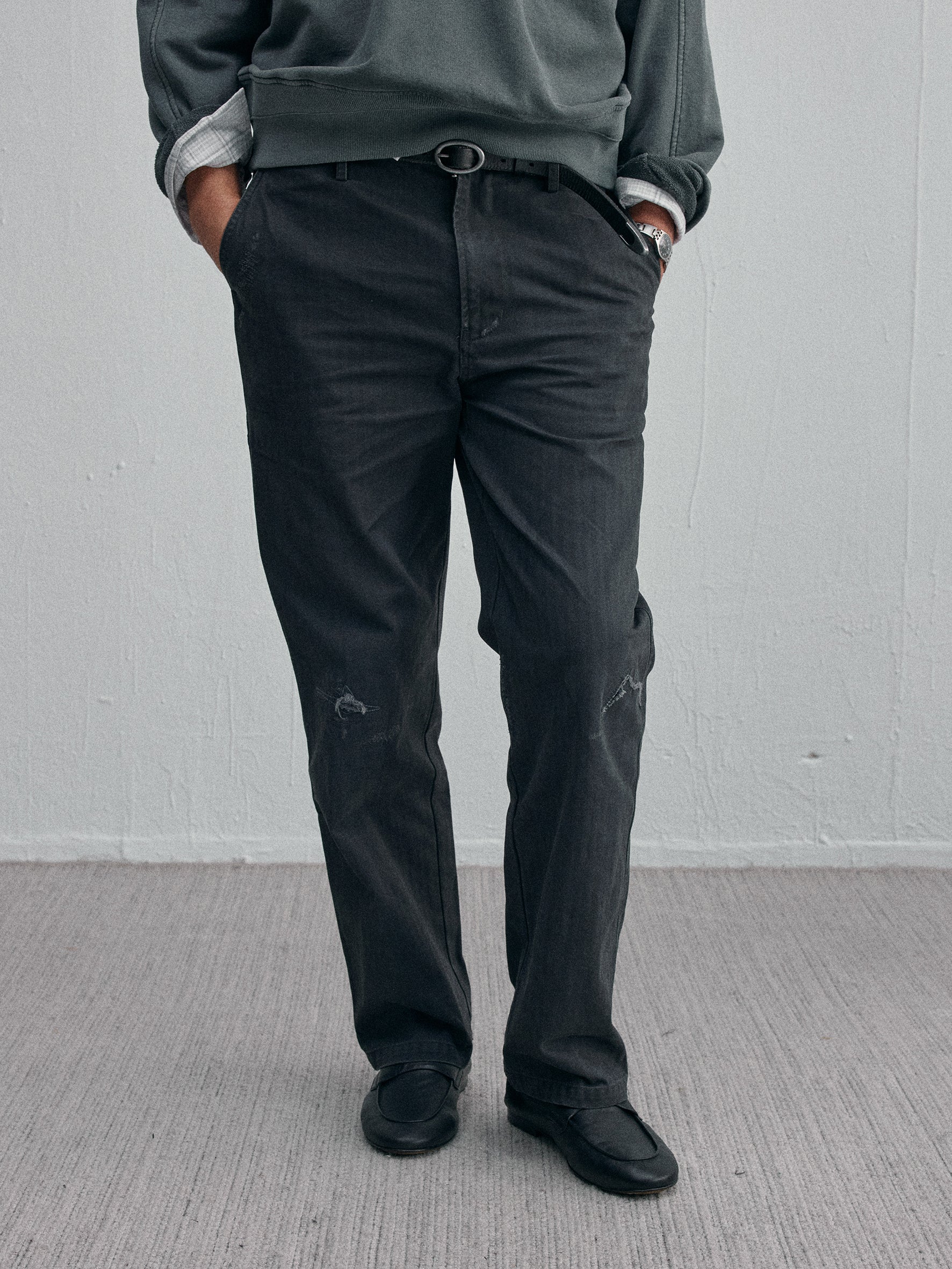 012 - The Mechanic Distressed Cargo Pants