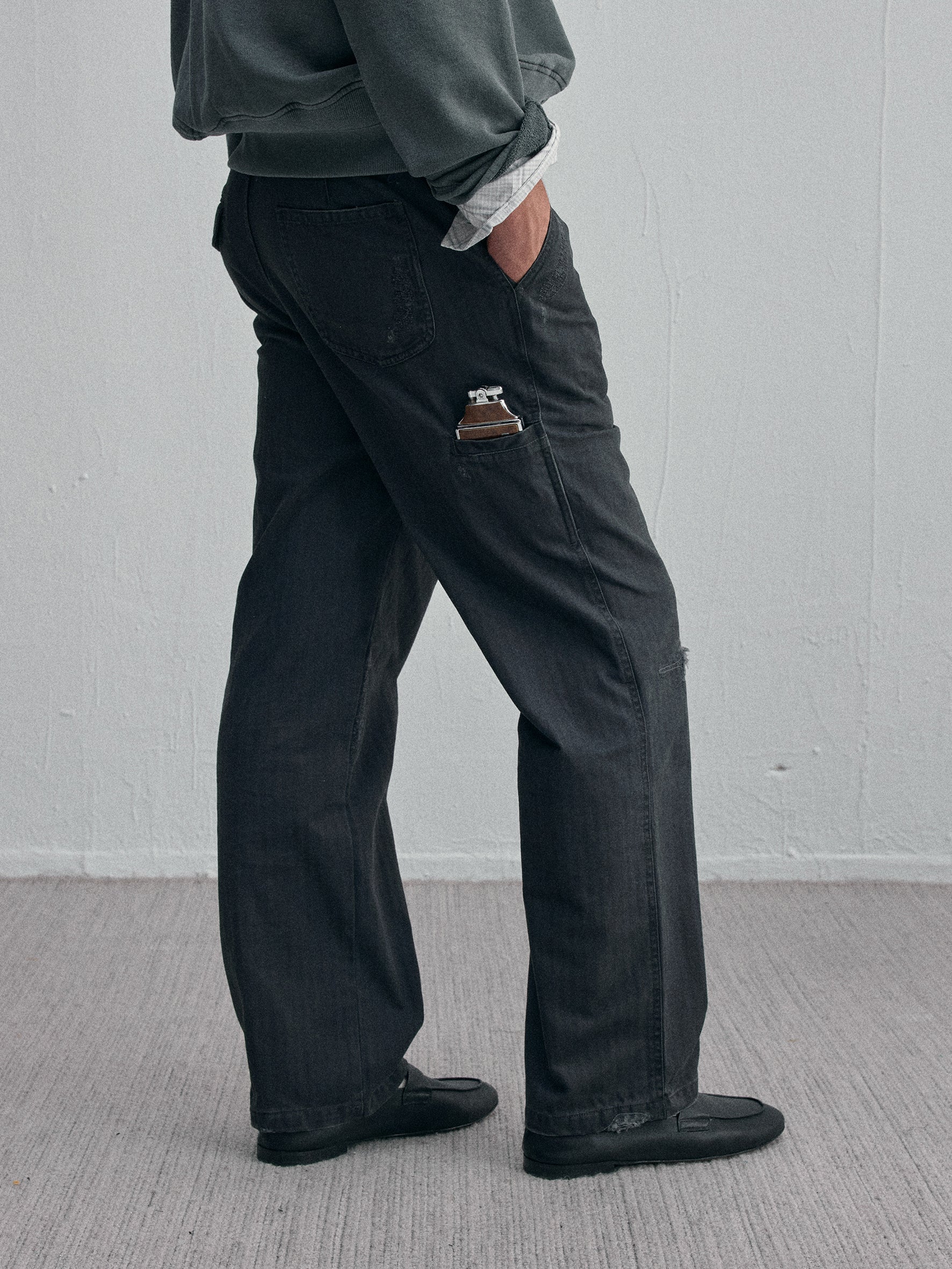 012 - The Mechanic Distressed Cargo Pants