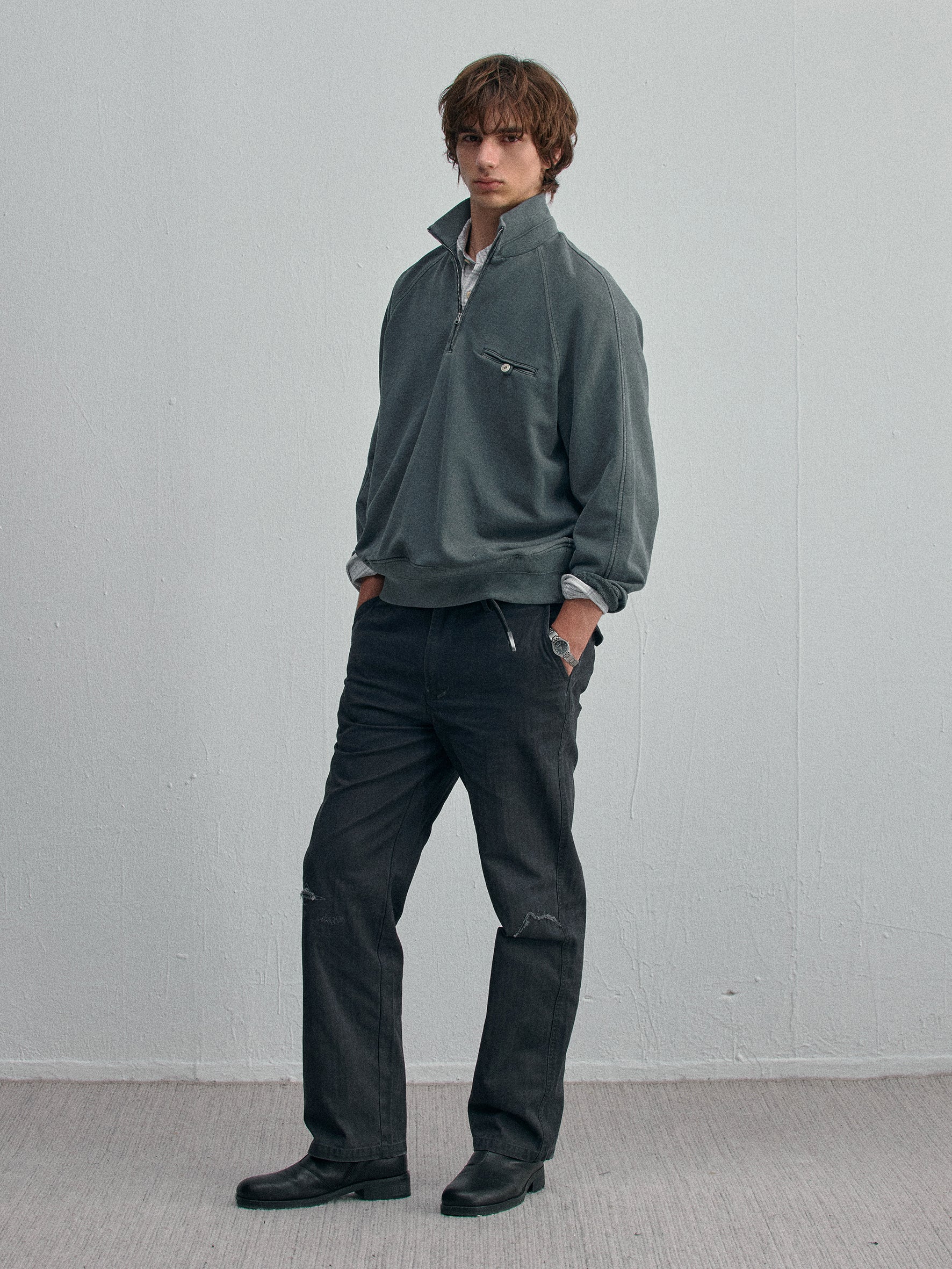 012 - The Mechanic Distressed Cargo Pants