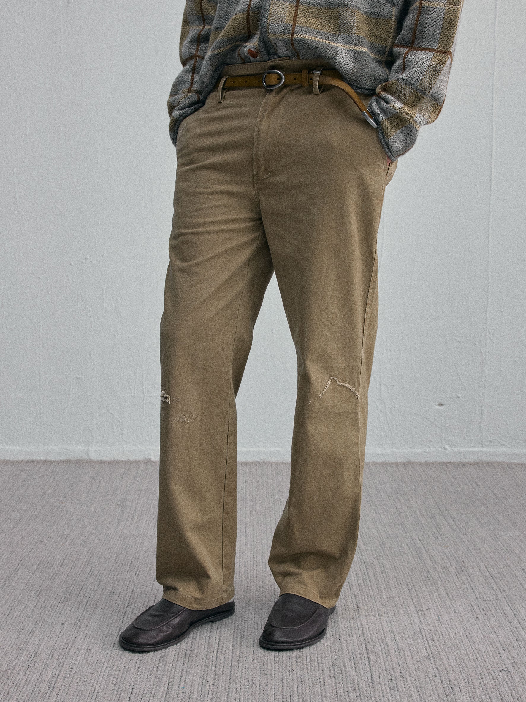 012 - The Mechanic Distressed Cargo Pants