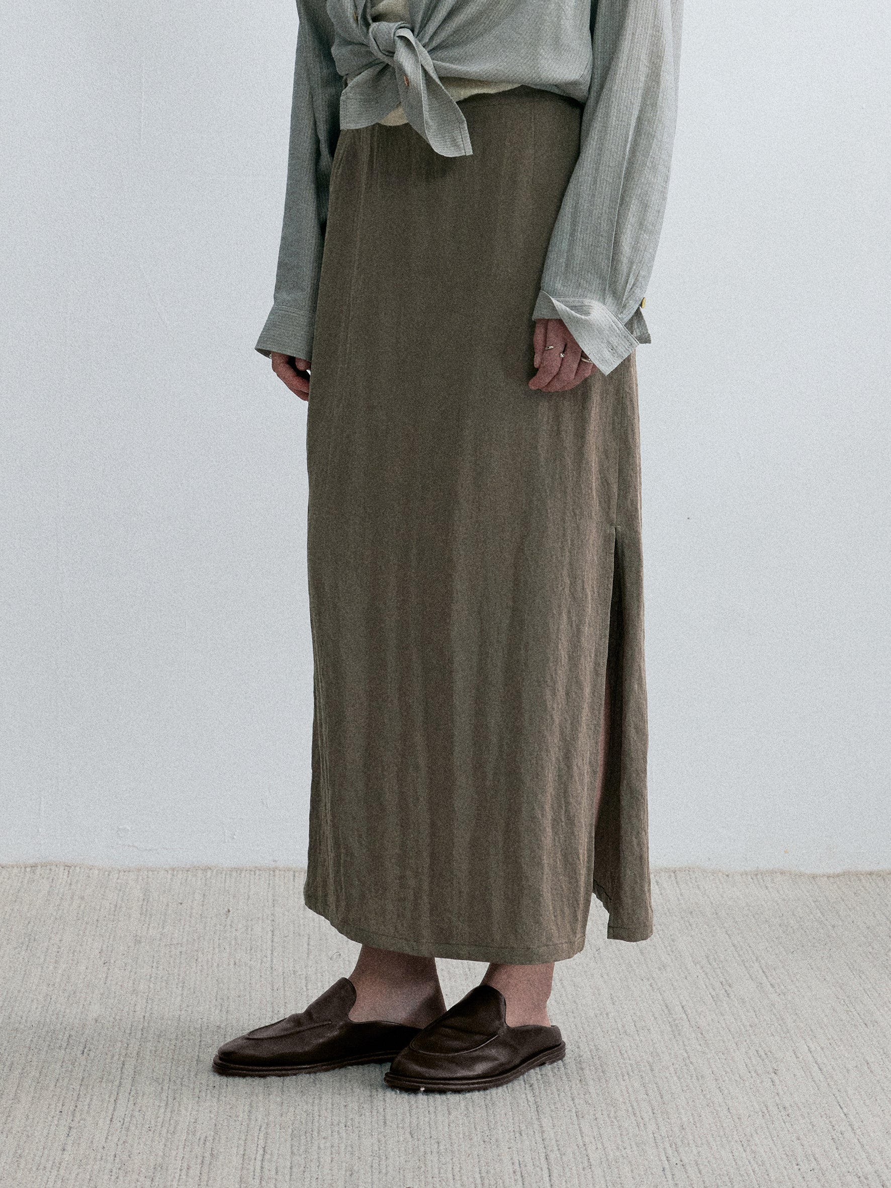 012 - Old Time Wardrobe Wrinkled Mule