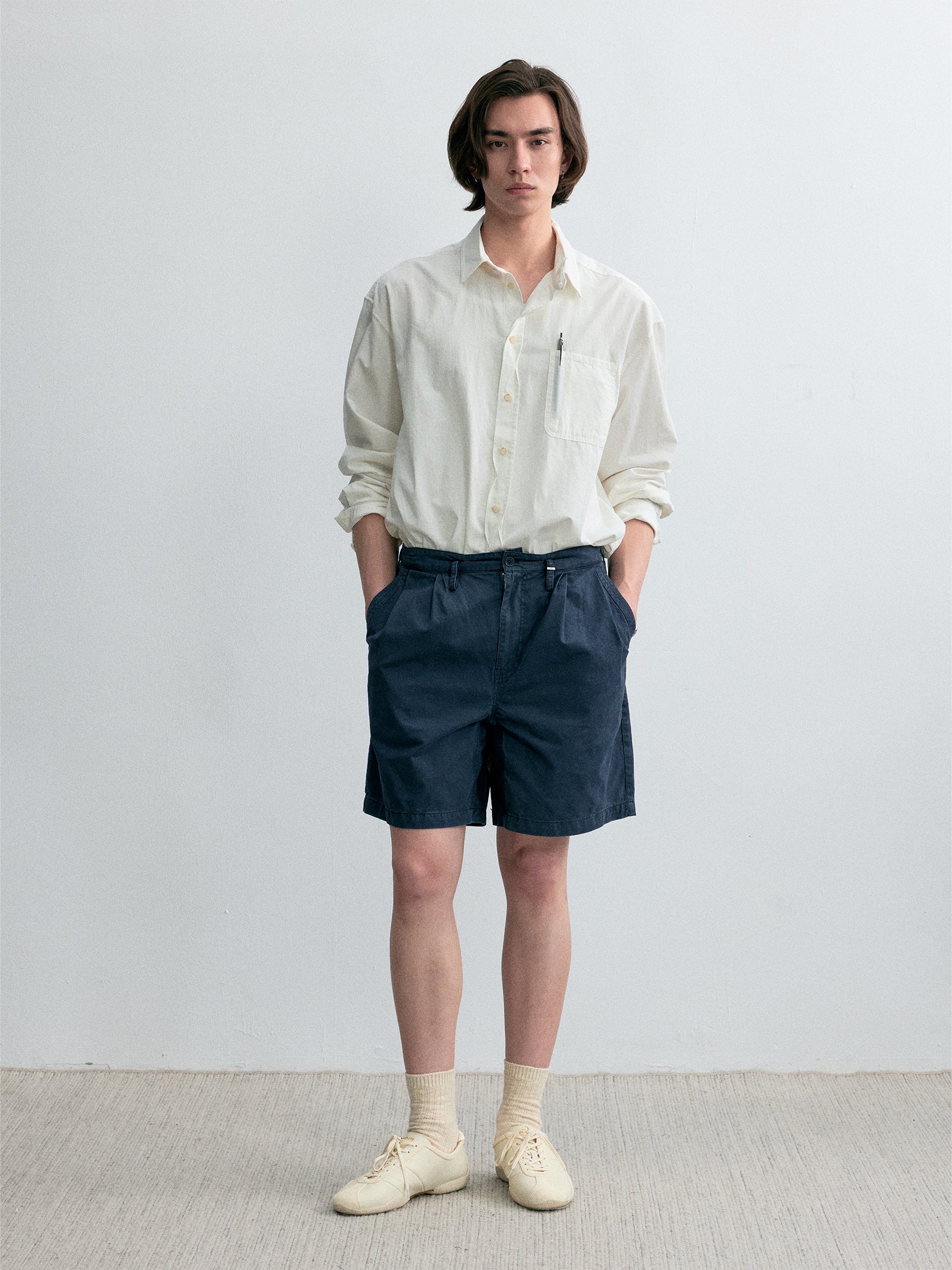 012 - Sicilian Sunrise Washed Cotton Shorts