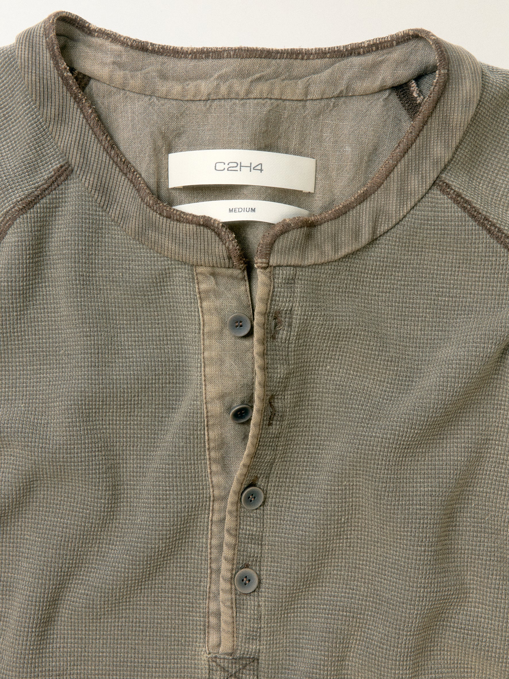 012 - Moccasin Memory Textured Henley