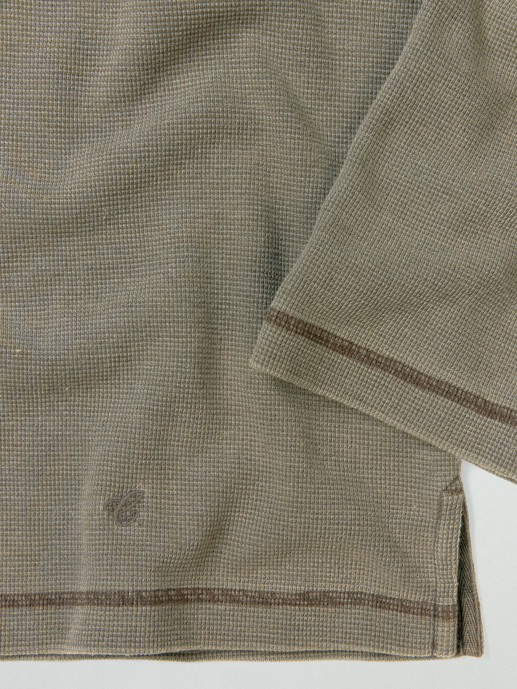 012 - Moccasin Memory Textured Henley