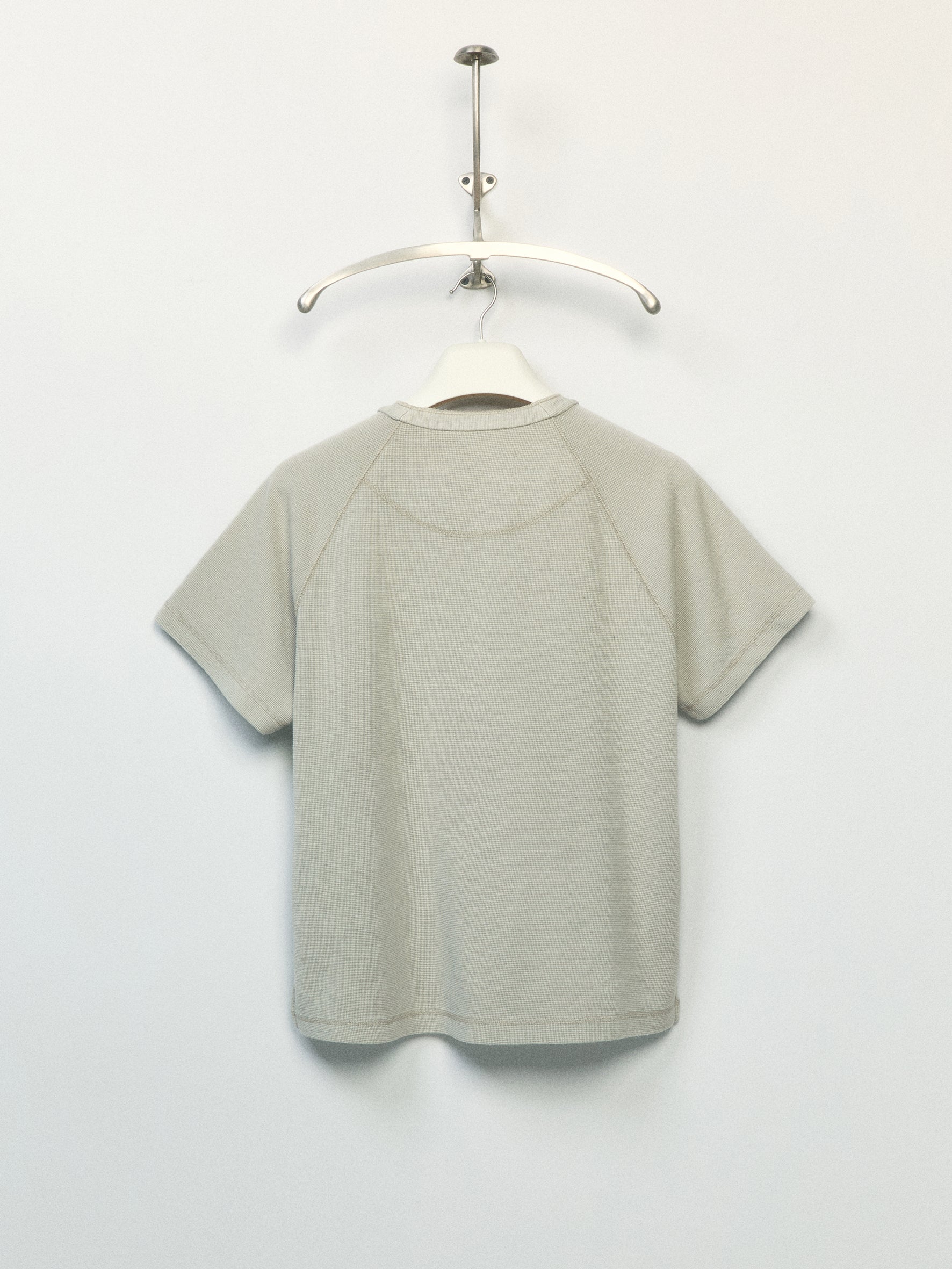 012 - Moccasin Memory Textured Short-Sleeve Henley