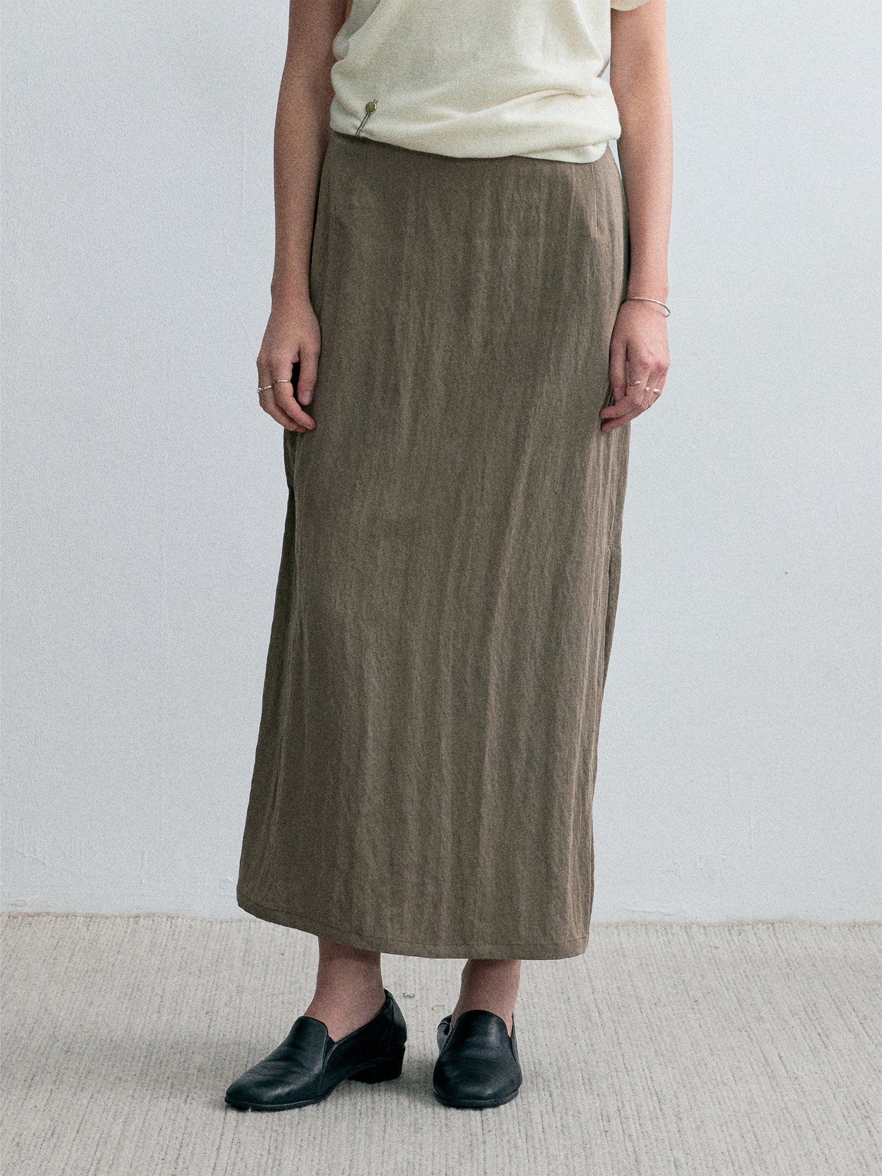 012 - Midtown Evening Fluid Midi Skirt