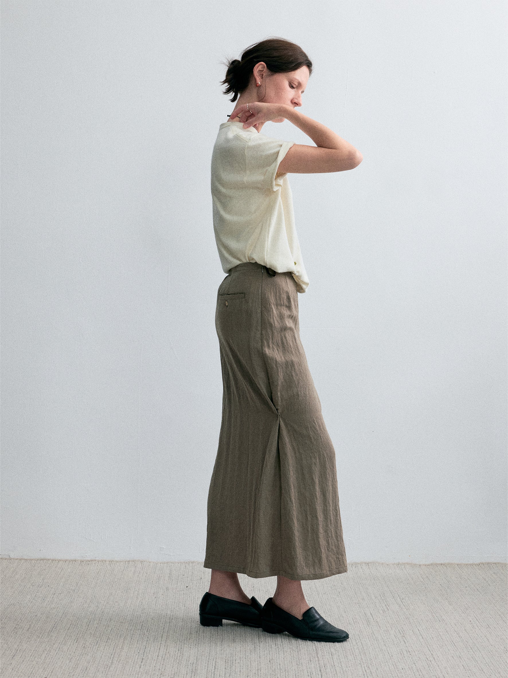 012 - Midtown Evening Fluid Midi Skirt